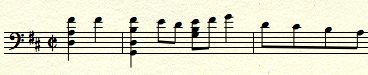 Gavotte I sixieme suite